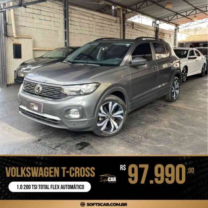 VOLKSWAGEN T-CROSS 1.0 200 TSI TOTAL FLEX AUTOMÁTICO VOLKSWAGEN T-CROSS 1.0 200 TSI TOTAL FLEX AUTOMÁTICO